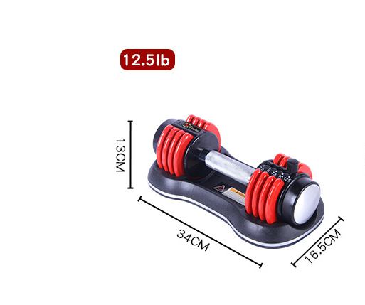 Adjustable 12KG/6KG Dumbbells for Home Gym Use - D's fitness