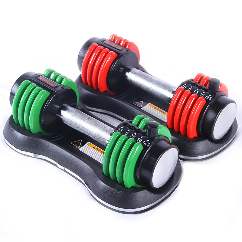 Adjustable 12KG/6KG Dumbbells for Home Gym Use - D's fitness
