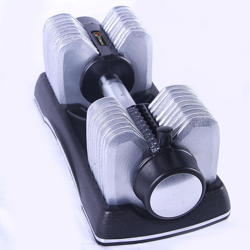 Adjustable 12KG/6KG Dumbbells for Home Gym Use - D's fitness
